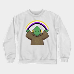 Non-Binary Gay Pride-Berry Crewneck Sweatshirt